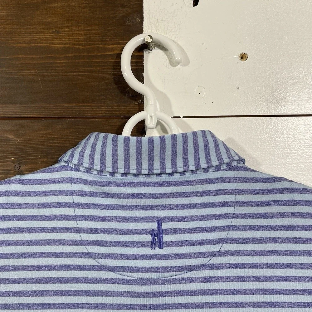 Johnnie-O Stripe Performance Polo Men's XL The Vintage Club Indian Wells CA‎